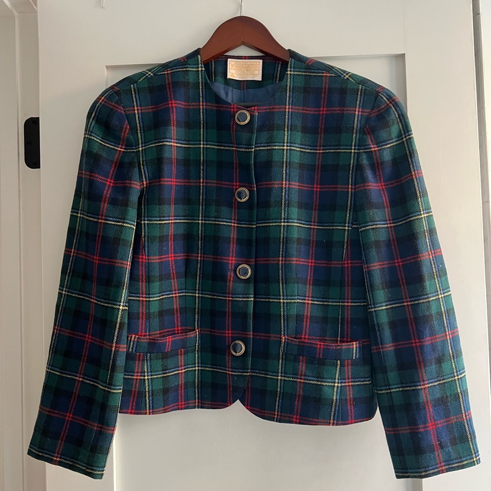 Pendleton Authentic Wool Vintage Plaid Women's Ja… - image 1